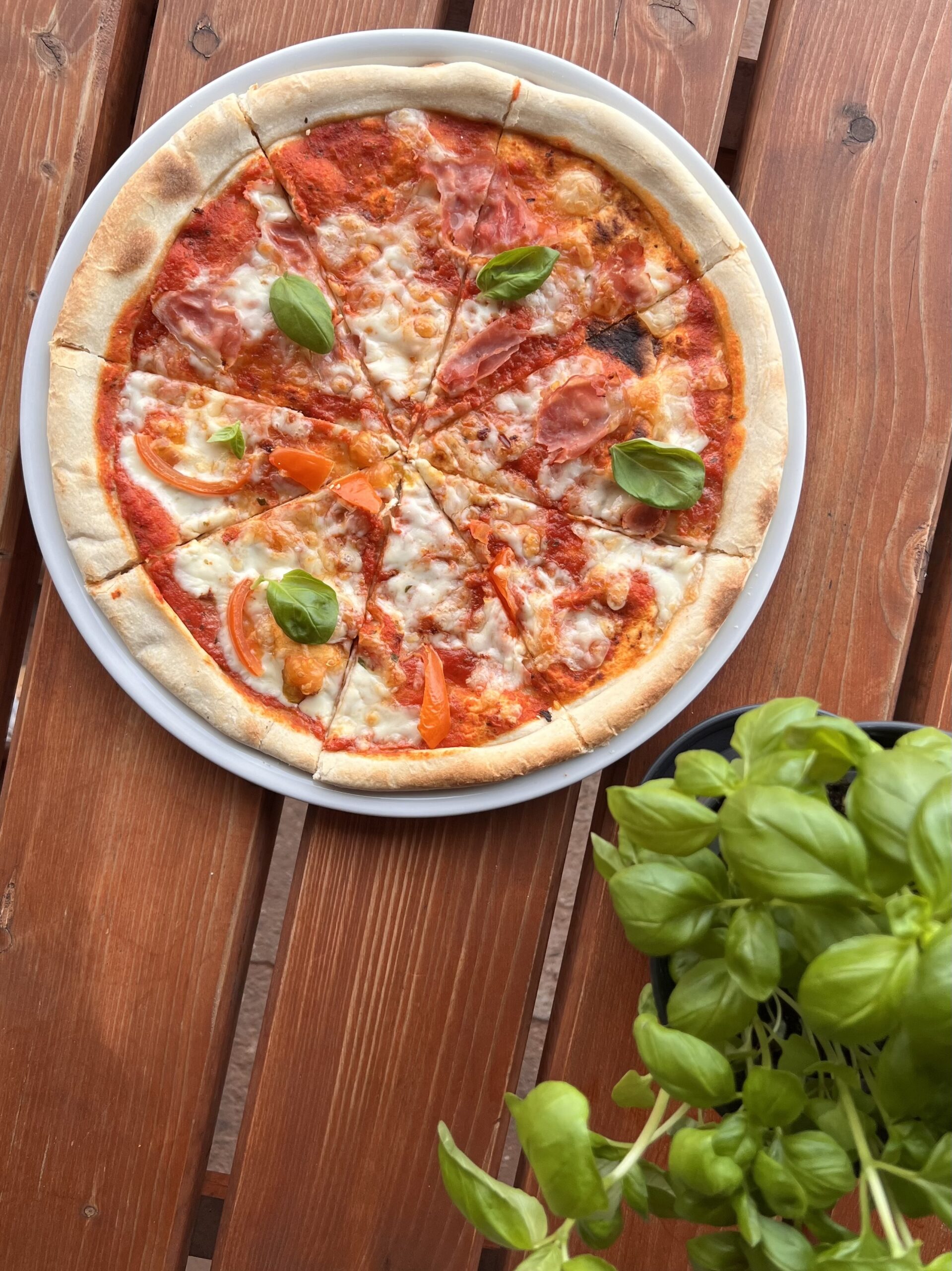 Čerstvě upečená pizza v areálu Sport Hodolany